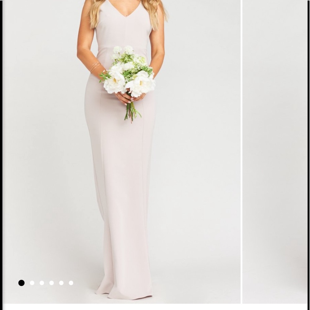 Show Me Your Mumu Blush Pink V-Neck Maxi Dress